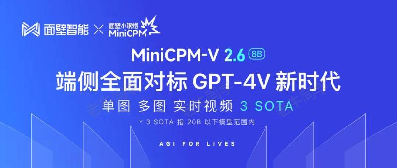 Featured image of post MiniCPM-V 2.6 面壁“小钢炮”，多图、视频理解多模态模型，部署和推理实战教程